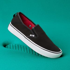 Vans Erkek Kaykay Ayakkabısı ComfyCush Slip-On SF Siyah/Beyaz | 48203-119